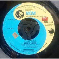 Marie Osmond Paper Roses Vinyl 7" USED