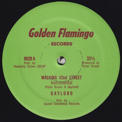 Gaylord Walking 42nd Street (Instrumental) USED VINYL 12INCH 33 S RPM