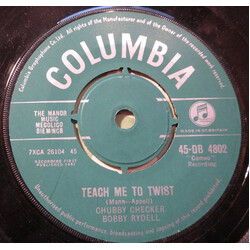 Chubby Checker / Bobby Rydell Teach Me To Twist USED VINYL 7INCH 45 RPM