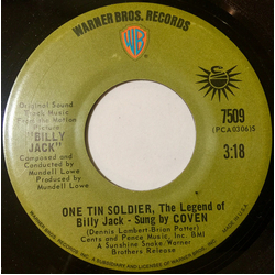 Coven (3) One Tin Soldier (The Legend Of Billy Jack) / I Think You Always Knew (The Theme From Billy Jack) Vinyl 7" USED