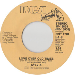 Sylvia (7) Love Over Old Times USED VINYL 7INCH 45 RPM SINGLE PROMO STEREO