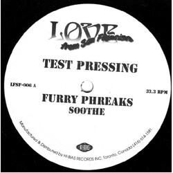 Furry Phreaks Soothe USED VINYL 12INCH 33 S RPM TEST PRESSING
