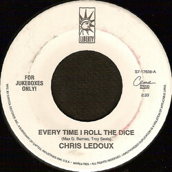 Chris LeDoux Every Time I Roll The Dice USED VINYL 7INCH 45 RPM JUKEBOX