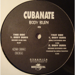 Cubanate Body Burn Vinyl 12" USED