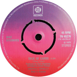 Max Bygraves Deck Of Cards VINYL 7" USED