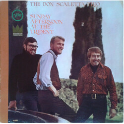 The Don Scaletta Trio Sunday Afternoon At The Trident Vinyl LP USED