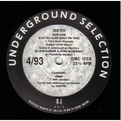 Various Underground Selection 4/93 USED VINYL 12INCH 33 S RPM