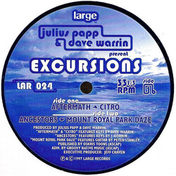 Julius Papp & Dave Warrin Excursions USED VINYL 12INCH 33 S RPM