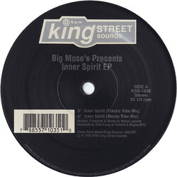 Big Moses Inner Spirit EP USED VINYL 12INCH EP 33 S RPM