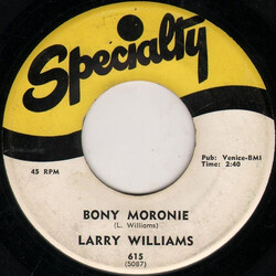 Larry Williams (3) Bony Moronie / You Bug Me, Baby USED VINYL 7INCH 45 RPM SINGLE