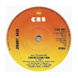 Johnny Nash I Can See Clearly Now Vinyl 7" USED