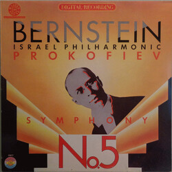 Sergei Prokofiev / Leonard Bernstein / Israel Philharmonic Orchestra Symphony No. 5 Vinyl LP USED