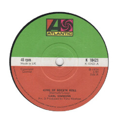 Carl Simmons (2) King Of Rock 'N Roll Vinyl 7" USED