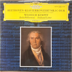 Ludwig van Beethoven / Wilhelm Kempff / Berliner Philharmoniker / Ferdinand Leitner Klavierkonzerte Nr. 1 C-dur Vinyl LP USED