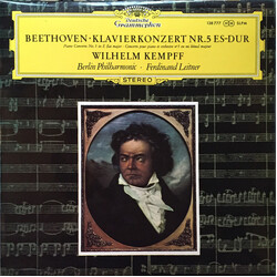 Ludwig van Beethoven / Wilhelm Kempff / Berliner Philharmoniker / Ferdinand Leitner Klavierkonzert Nr. 5 Es-Dur Op. 73 Vinyl LP USED