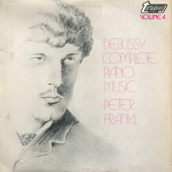 Claude Debussy / Peter Frankl Complete Piano Music Volume 4 Vinyl LP USED