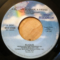 Klique A Woman, A Lover, A Friend / Another Day Another Night USED VINYL 7INCH 45 RPM SINGLE