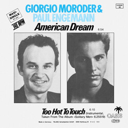 Giorgio Moroder / Paul Engemann American Dream VINYL 12" USED