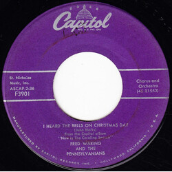 Fred Waring & The Pennsylvanians I Heard The Bells On Christmas Day / Christmas Was Meant For Children USED VINYL 7INCH 45 RPM