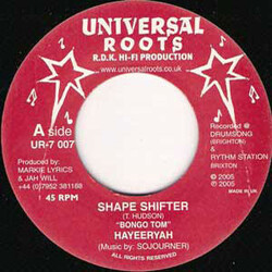 Bongo Tom-Hayeeryah Shape Shifter Vinyl 7" USED