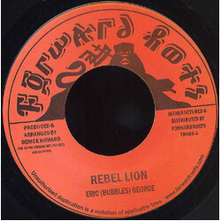 Eric "Bubbles" George Rebel Lion VINYL 7" USED
