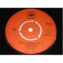 Marion Worth Shake Me I Rattle (Squeeze Me I Cry) USED VINYL 7INCH 45 RPM SINGLE