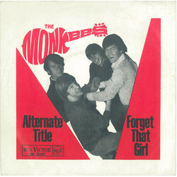 The Monkees Alternate Title / Forget That Girl USED VINYL 7INCH 45 RPM SINGLE