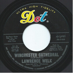 Lawrence Welk Winchester Cathedral USED VINYL 7INCH 45 RPM SINGLE