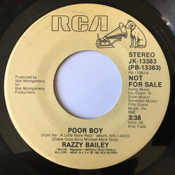 Razzy Bailey Poor Boy USED VINYL 7INCH 45 RPM SINGLE PROMO