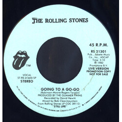 The Rolling Stones Going To A Go-Go (Live Version) USED VINYL 7INCH PROMO MONO STEREO 45 RPM