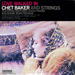 Chet Baker & Strings Love Walked In Vinyl LP USED