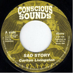 Carlton Livingston Sad Story USED VINYL 7INCH 45 RPM