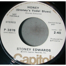 Stoney Edwards I Will Never Get Over You USED VINYL 7INCH 45 RPM PROMO