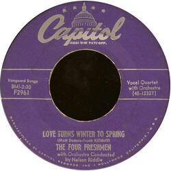 The Four Freshmen Love Turns Winter To Spring USED VINYL 7INCH 45 RPM