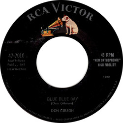 Don Gibson Blue Blue Day USED VINYL 7INCH 45 RPM SINGLE