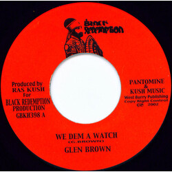 Glen Brown / Black Redemption Warriors We Dem A Watch USED VINYL 7INCH