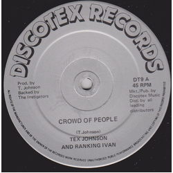 Tex Johnson / Ranking Ivan Crowd Of People Vinyl 12" USED