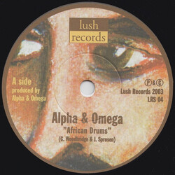 Alpha & Omega African Drums / Time Dub USED VINYL 7INCH 45 RPM