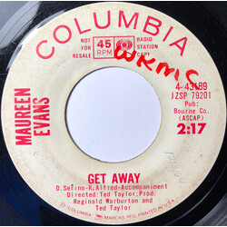 Maureen Evans Get Away / I've Often Wondered USED VINYL 7INCH 45 RPM PROMO