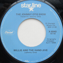 The Johnny Otis Show Willie And The Hand Jive / Willie Did The Cha Cha USED VINYL 7INCH 45 RPM REISSUE