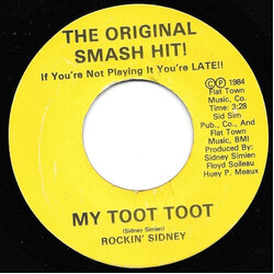 Rockin' Sidney My Toot Toot USED VINYL 7INCH 45 RPM SINGLE SIDED