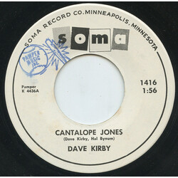 David Kirby (2) Cantalope Jones / The Old, Old House USED VINYL 7INCH 45 RPM SINGLE