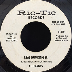 J. J. Barnes Real Humdinger / I Ain't Gonna Do It USED VINYL 7INCH 45 RPM PROMO