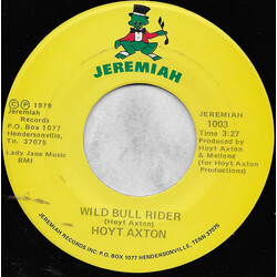 Hoyt Axton Wild Bull Rider / Torpedo USED VINYL 7INCH SINGLE 45 RPM