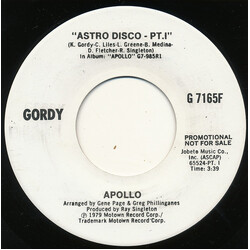 Apollo (2) Astro Disco Pt.1 USED VINYL 7INCH PROMO