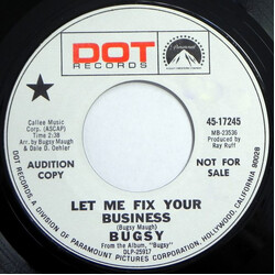 Bugsy Maugh Let Me Fix Your  Business Vinyl 7" USED