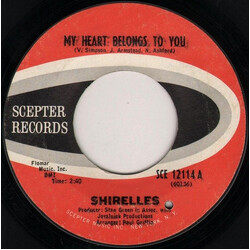 The Shirelles My Heart Belongs To You / Love That Man Vinyl 7" USED