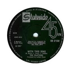 The Platters With This Ring Vinyl 7" USED