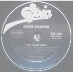 Alice Cooper I'm Your Gun USED VINYL 12INCH 33 S RPM LIMITED EDITION PROMO