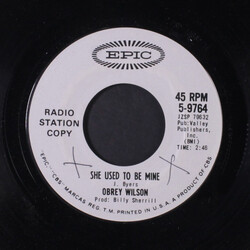 Obrey Wilson Love Will Be Right There / She Used To Be Mine USED VINYL 7INCH PROMO